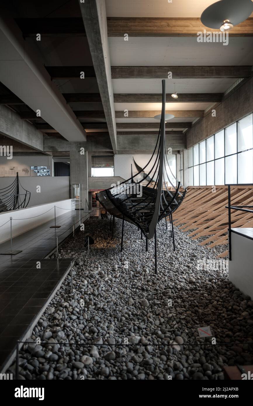 Bilder aus dem Wikingerschiffmuseum in Roskilde, Dänemark. Stockfoto