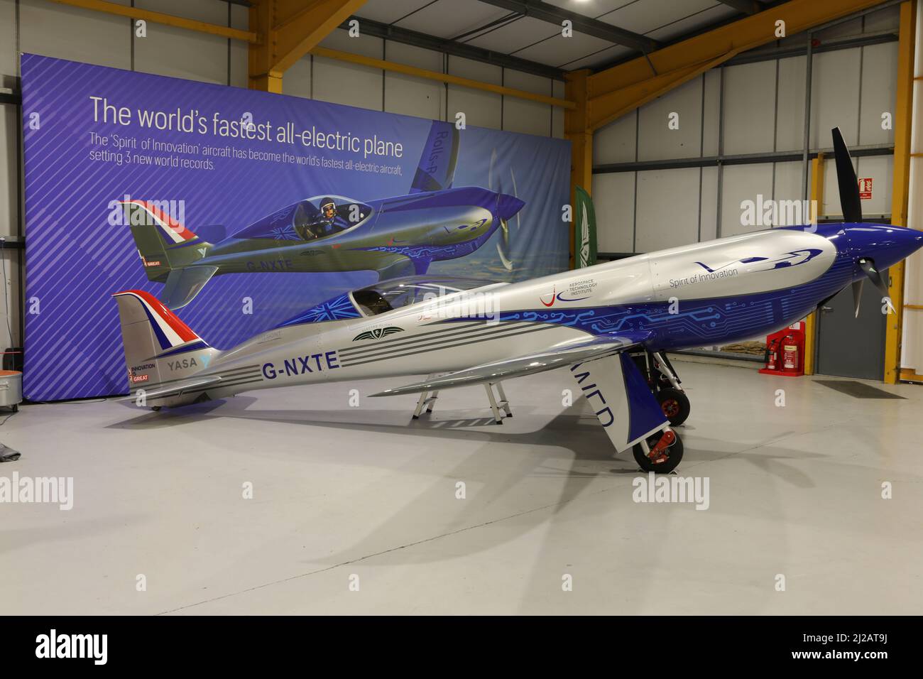 Das schnellste All-Electric-Flugzeug der Welt Stockfoto