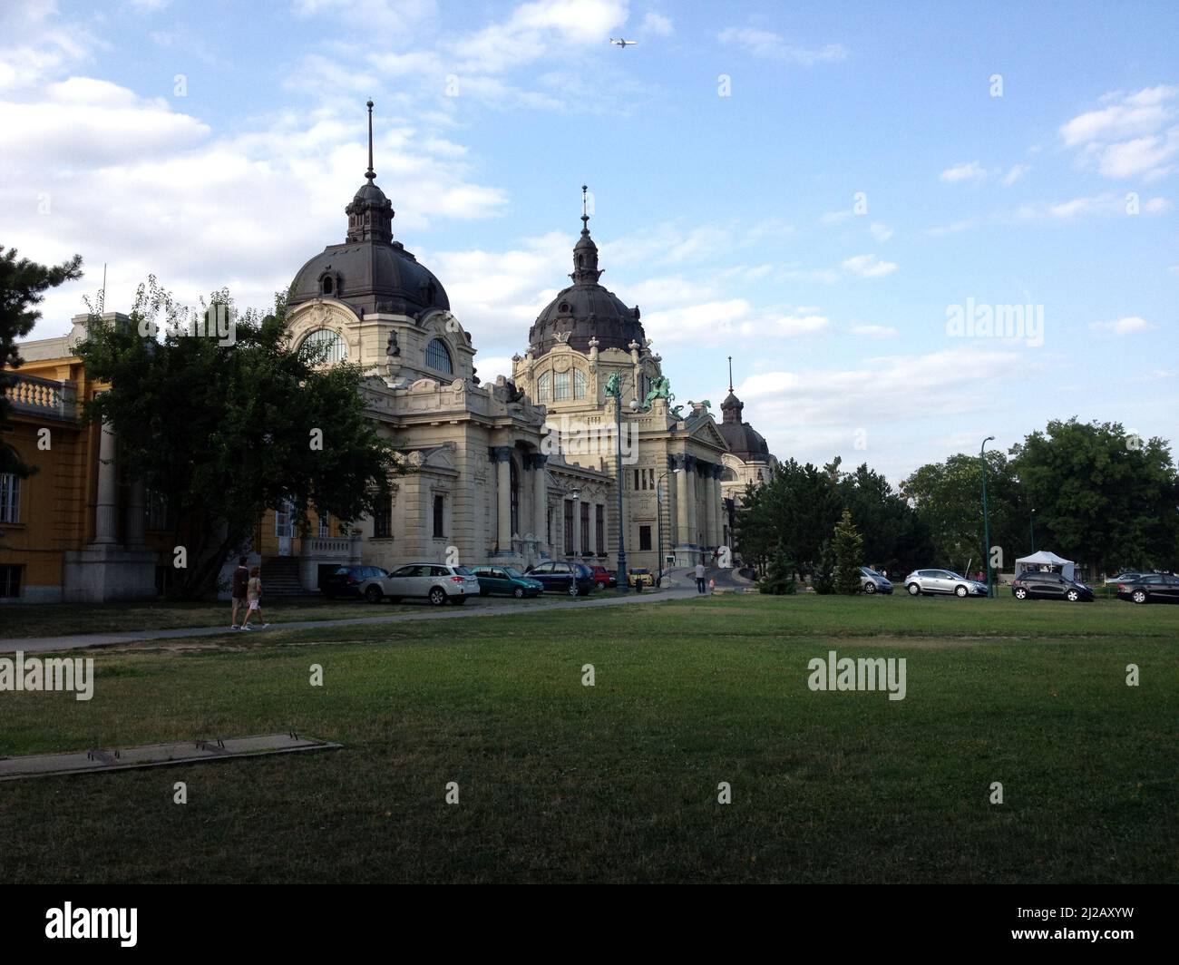 Széchenyi Thermalbad - Budapest - Ungarn Stockfoto