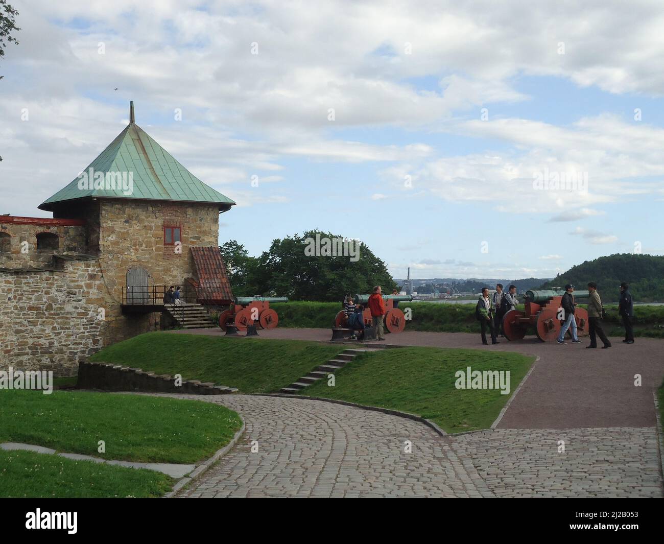 Akershus Castle in Oslo Stockfoto