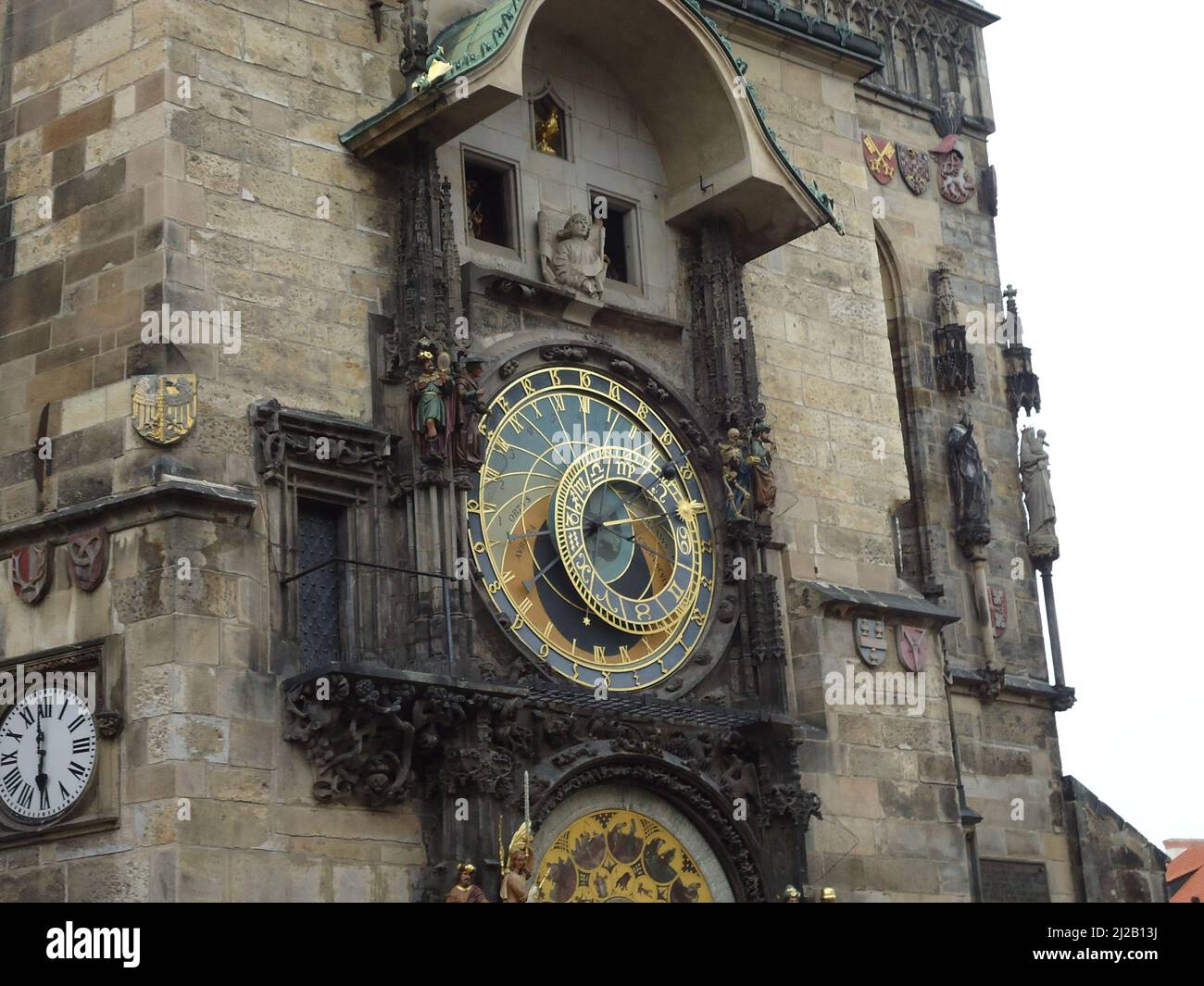 Prager astronomische Uhr - Tschechische Republik (Prag Orloj) Stockfoto