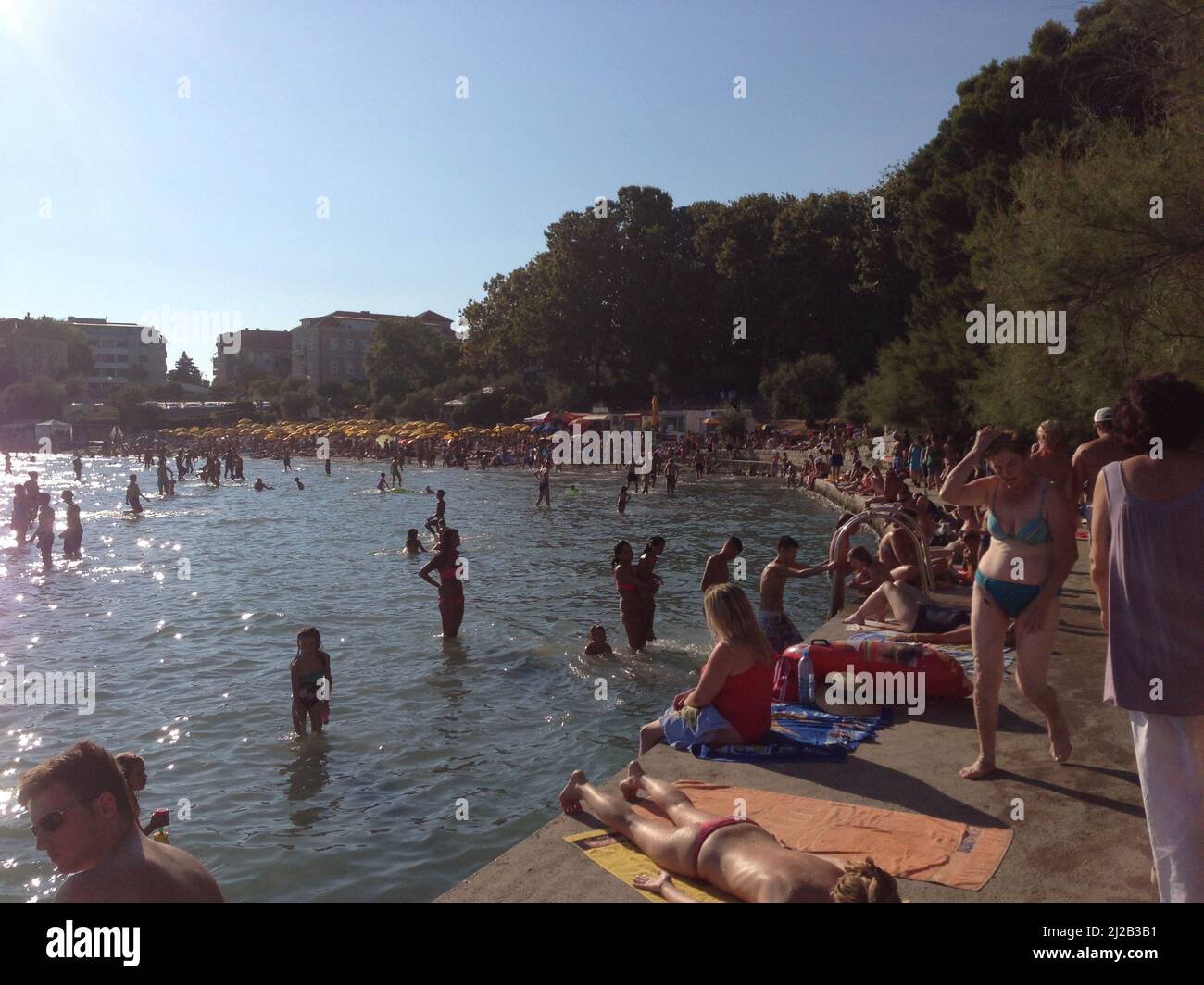 Sommer in Split Kroatien Stockfoto