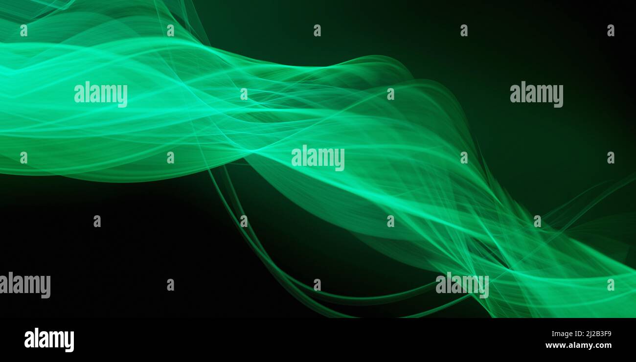 Leuchtende Licht Linien Cyber Türkis Farben Abstrakten Wallpaper Hintergrund Stockfoto