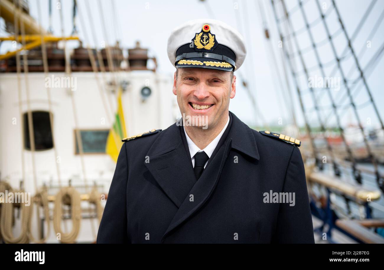 Kiel, Deutschland. 31. März 2022. Der neue Kommandant der 