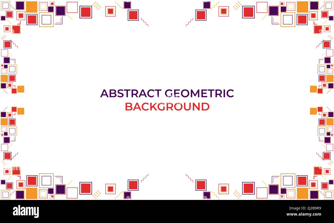 Farbenfrohe abstrakte geometrische Hintergrund design Stockfoto