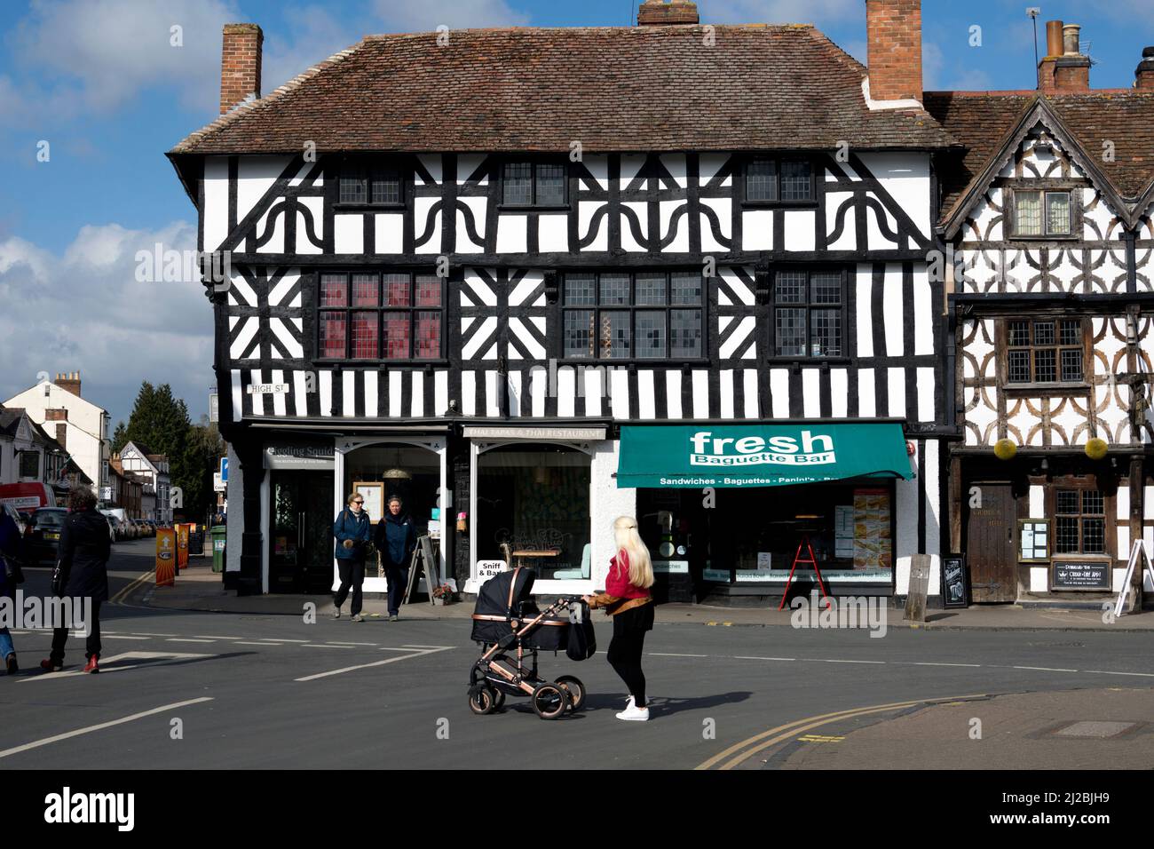 Das kichernde Thai-Restaurant Squid, Stratford-upon-Avon, Warwickshire, England, Großbritannien Stockfoto