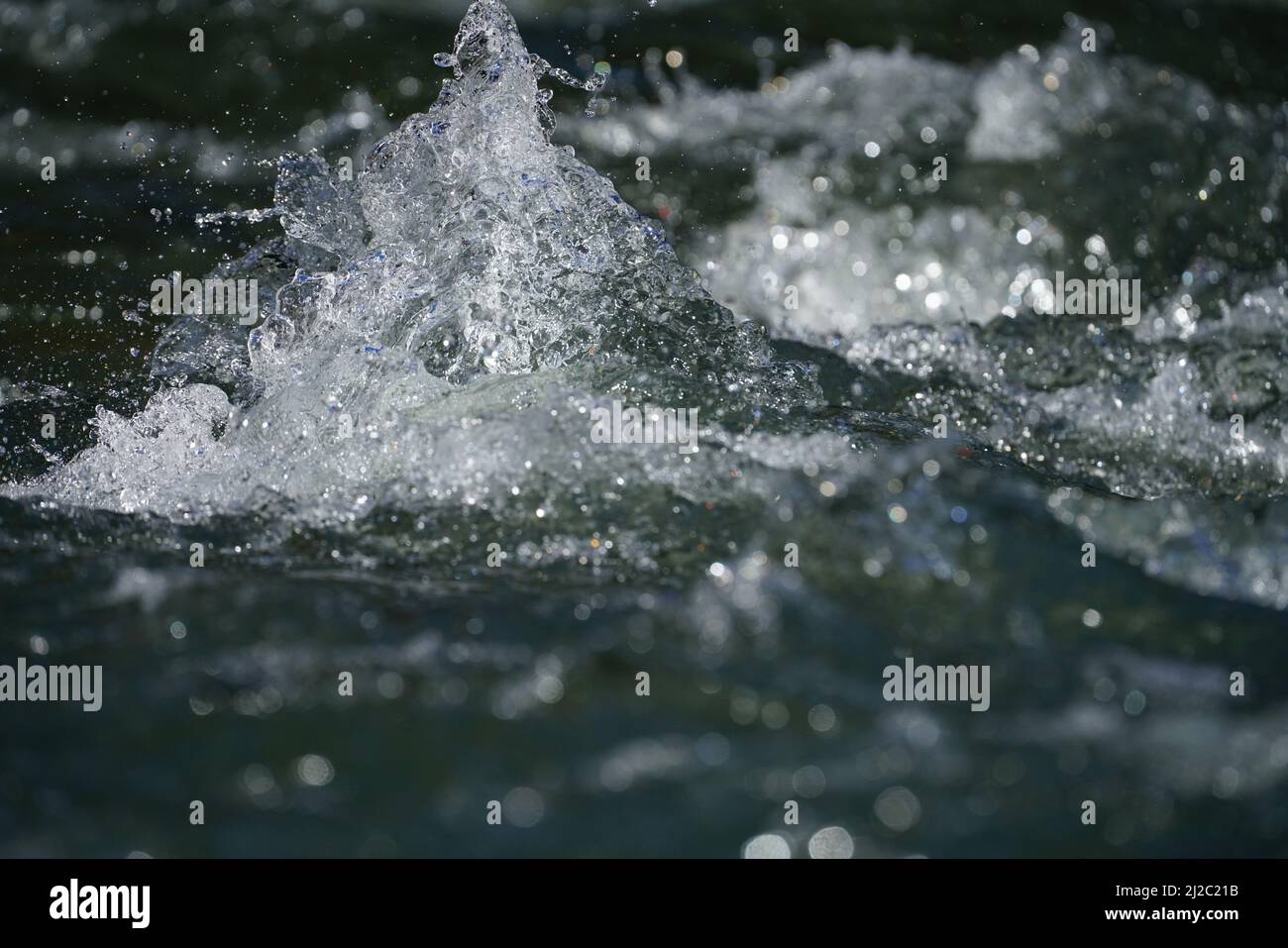 Wilde Wasser Stockfoto