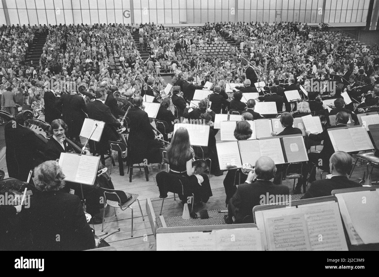 Concertgebouw Orchester in Amsterdam RAI Ca. 11. Juni 1976 Stockfoto