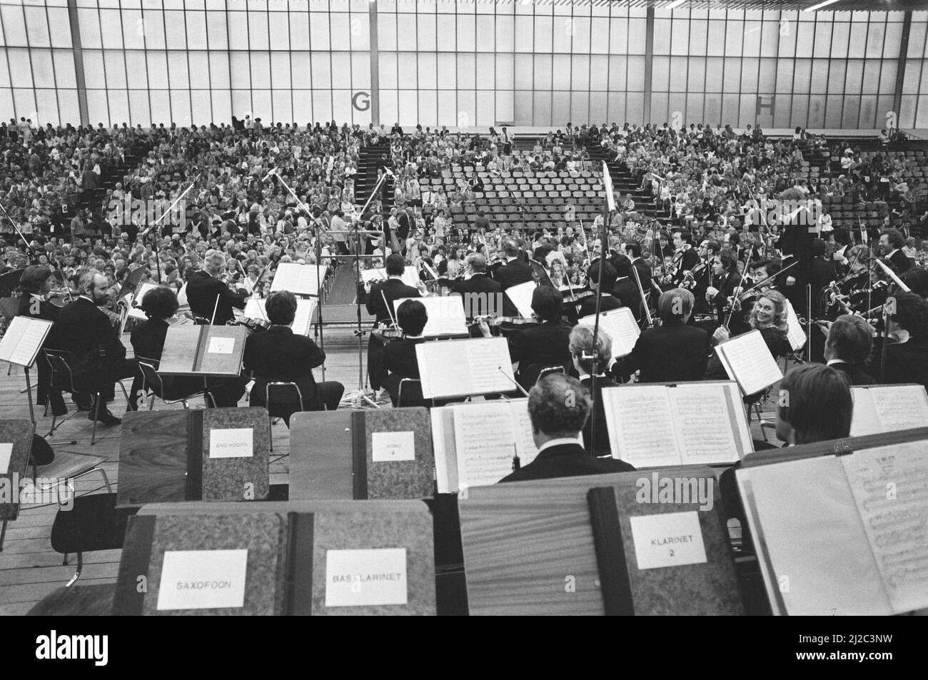 Concertgebouw Orchester in Amsterdam RAI Ca. 11. Juni 1976 Stockfoto