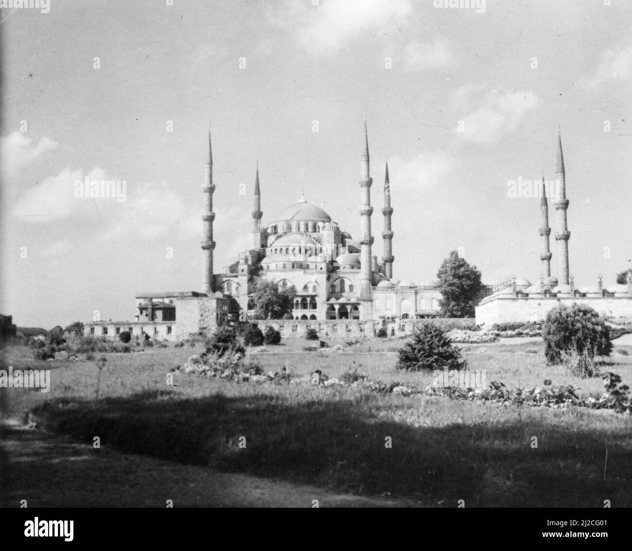 Die Sultan Ahmed Moschee in Istanbul ca. 1930s-1950s Stockfoto