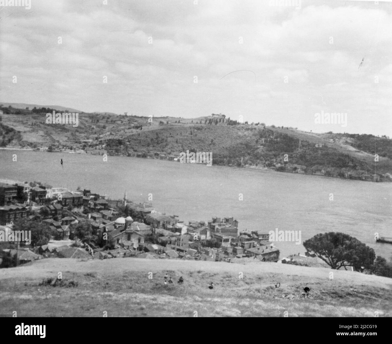 Der Bosporus in Istanbul ca. 1930s-1950s Stockfoto