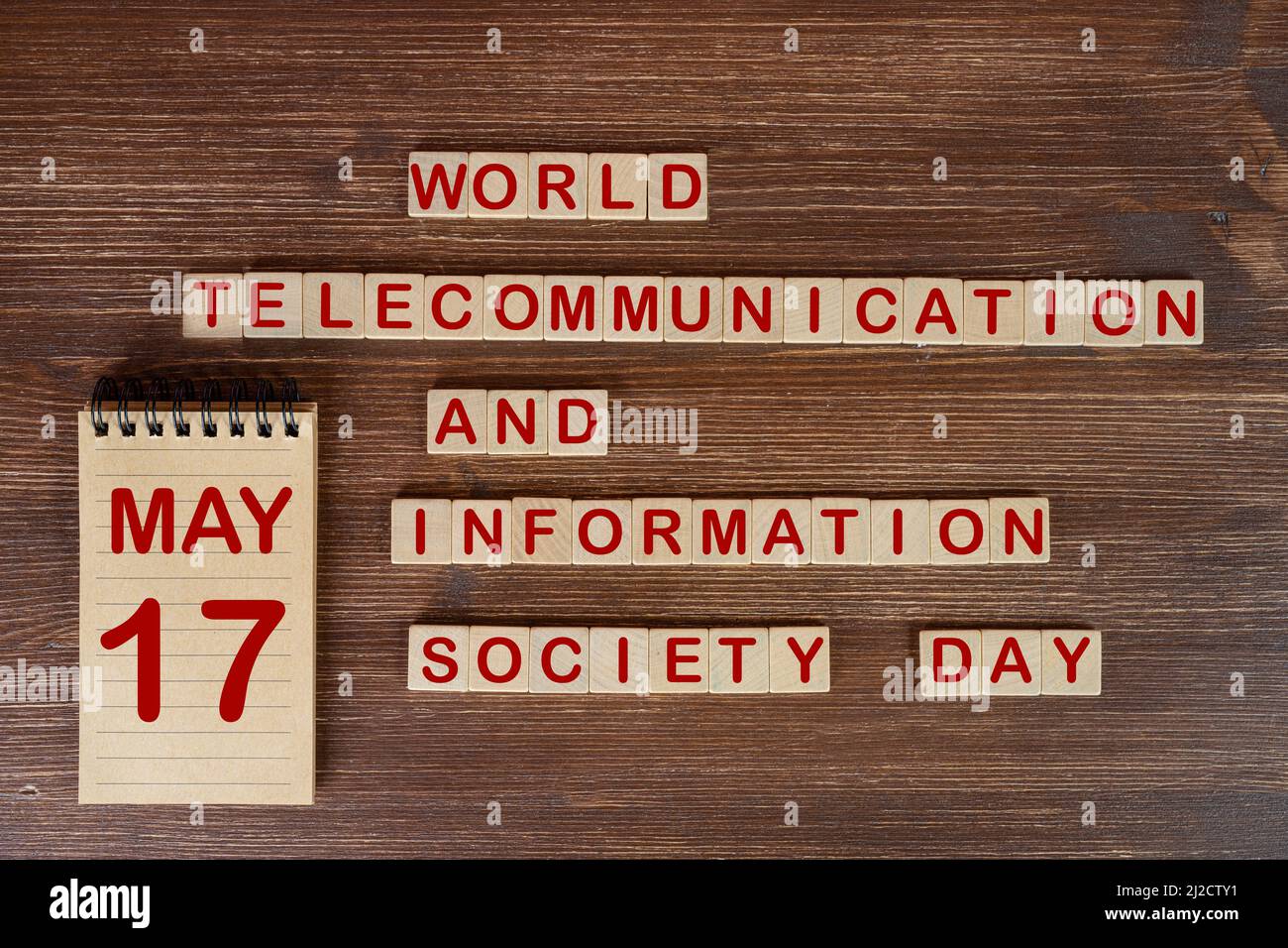 Die Feier des Welttages für Telekommunikation und Informationsgesellschaft am 17. Mai Stockfoto