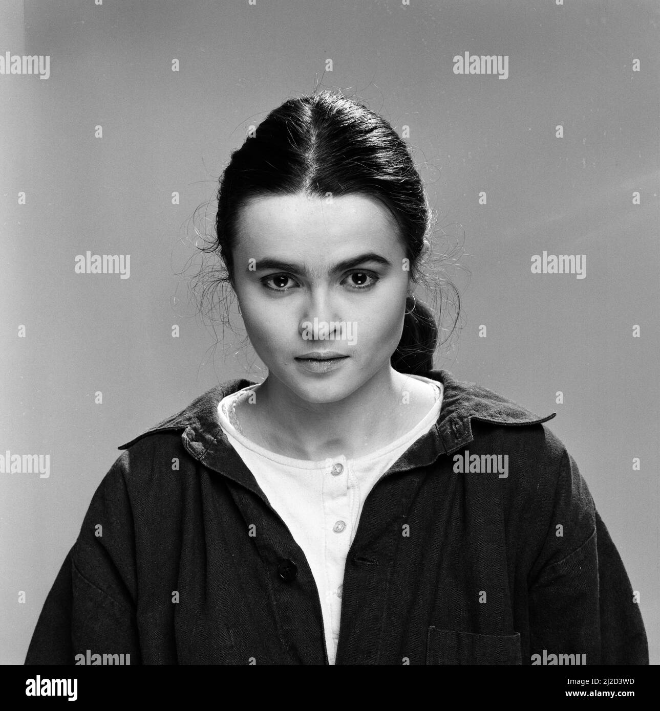 Schauspielerin Helena Bonham Carter. 11.. April 1986. Stockfoto