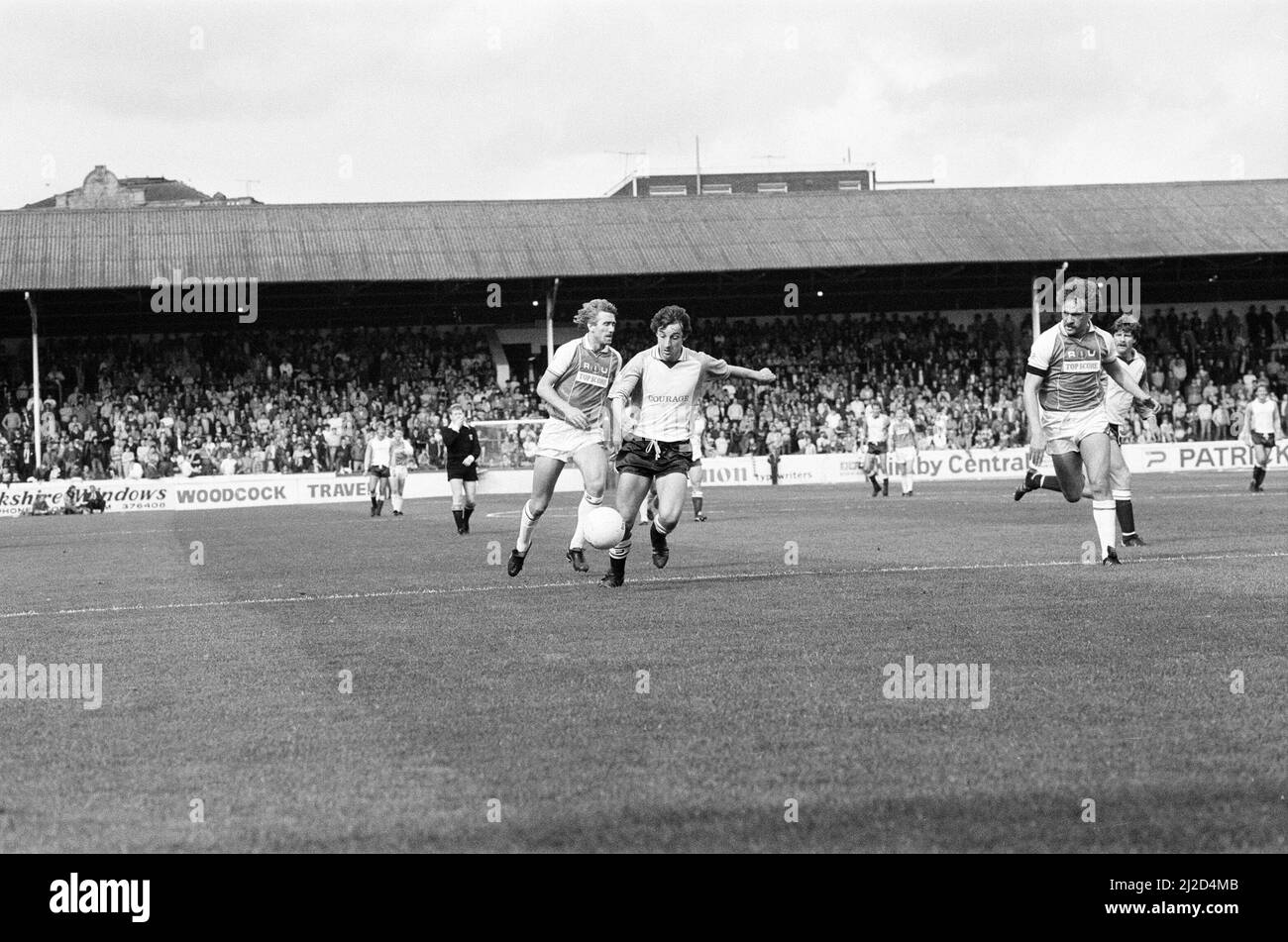 Rotherham 1-2 Reading, League Division drei Spiel in Millmoor, Samstag, 14.. September 1985. Stockfoto