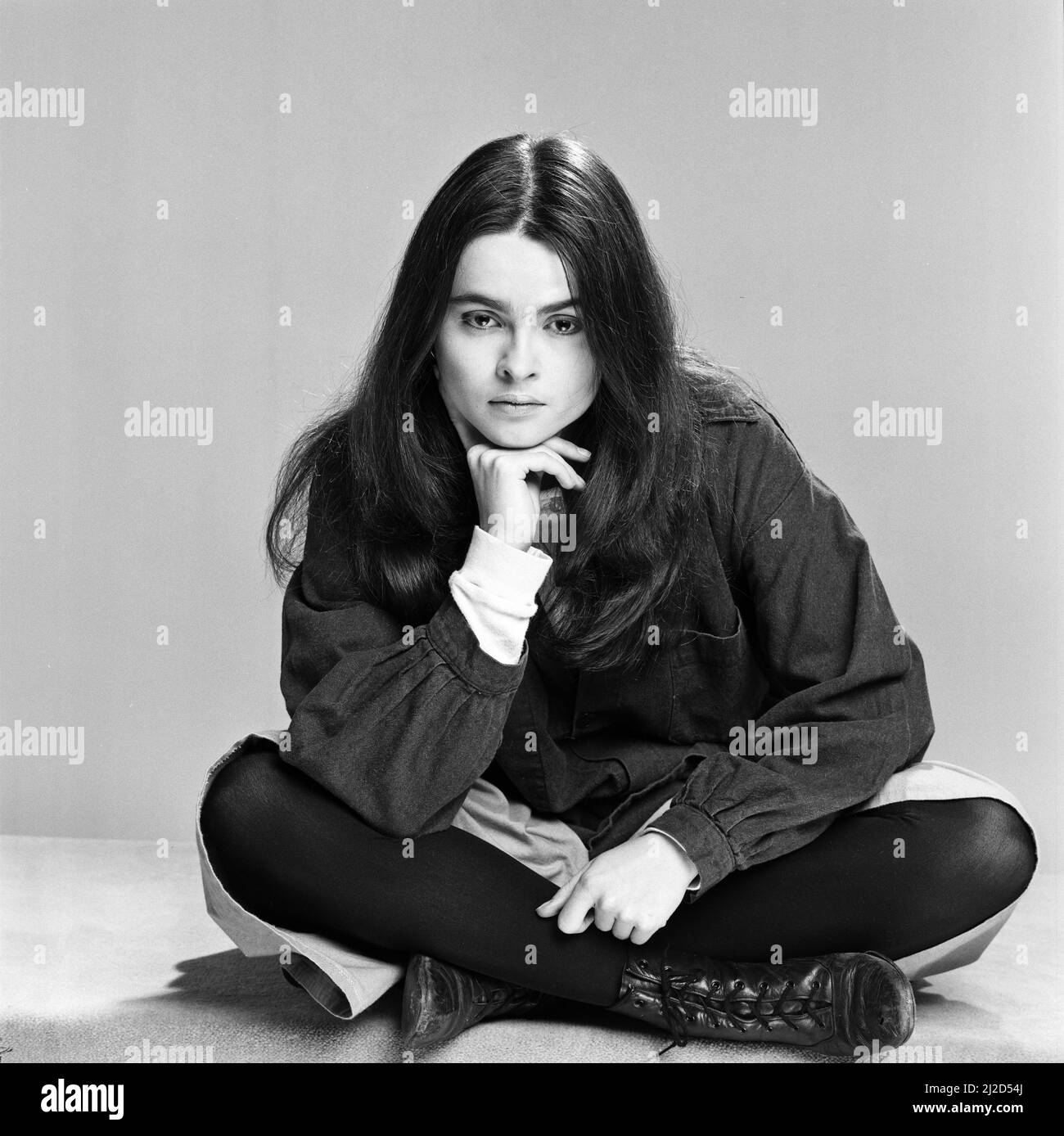 Schauspielerin Helena Bonham Carter. 11.. April 1986. Stockfoto