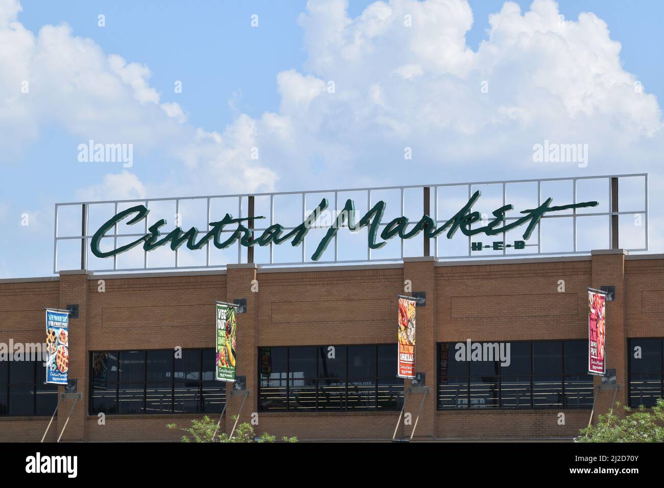 H.E.B. Central Market Lebensmittelgeschäft in Southlake Texas - Juli 2021 Stockfoto