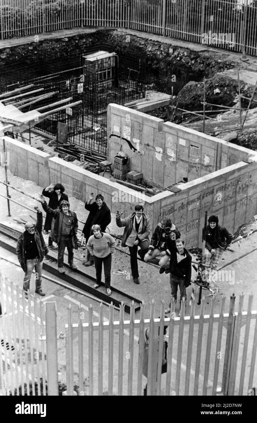 Der Standort des Kernbunkers von Carmarthen. Ca. Oktober 1985. Stockfoto