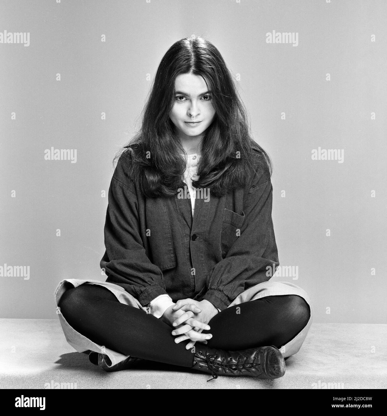 Schauspielerin Helena Bonham Carter. 11.. April 1986. Stockfoto