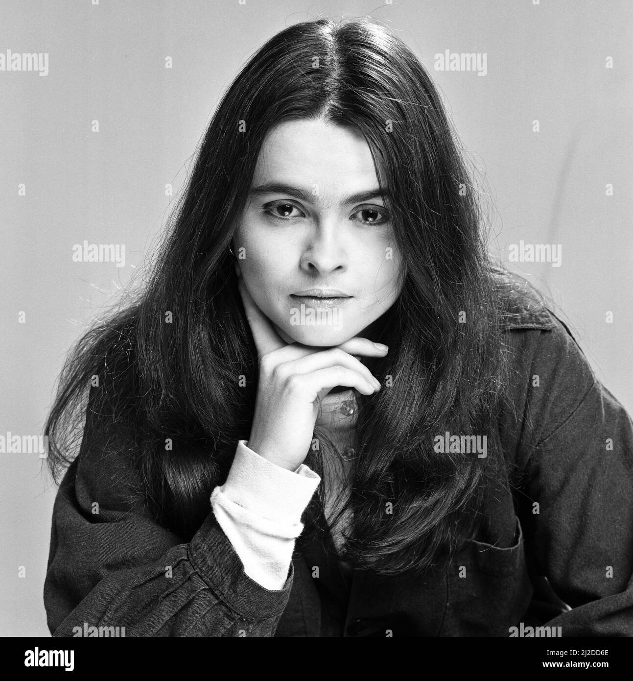 Schauspielerin Helena Bonham Carter. 11.. April 1986. Stockfoto