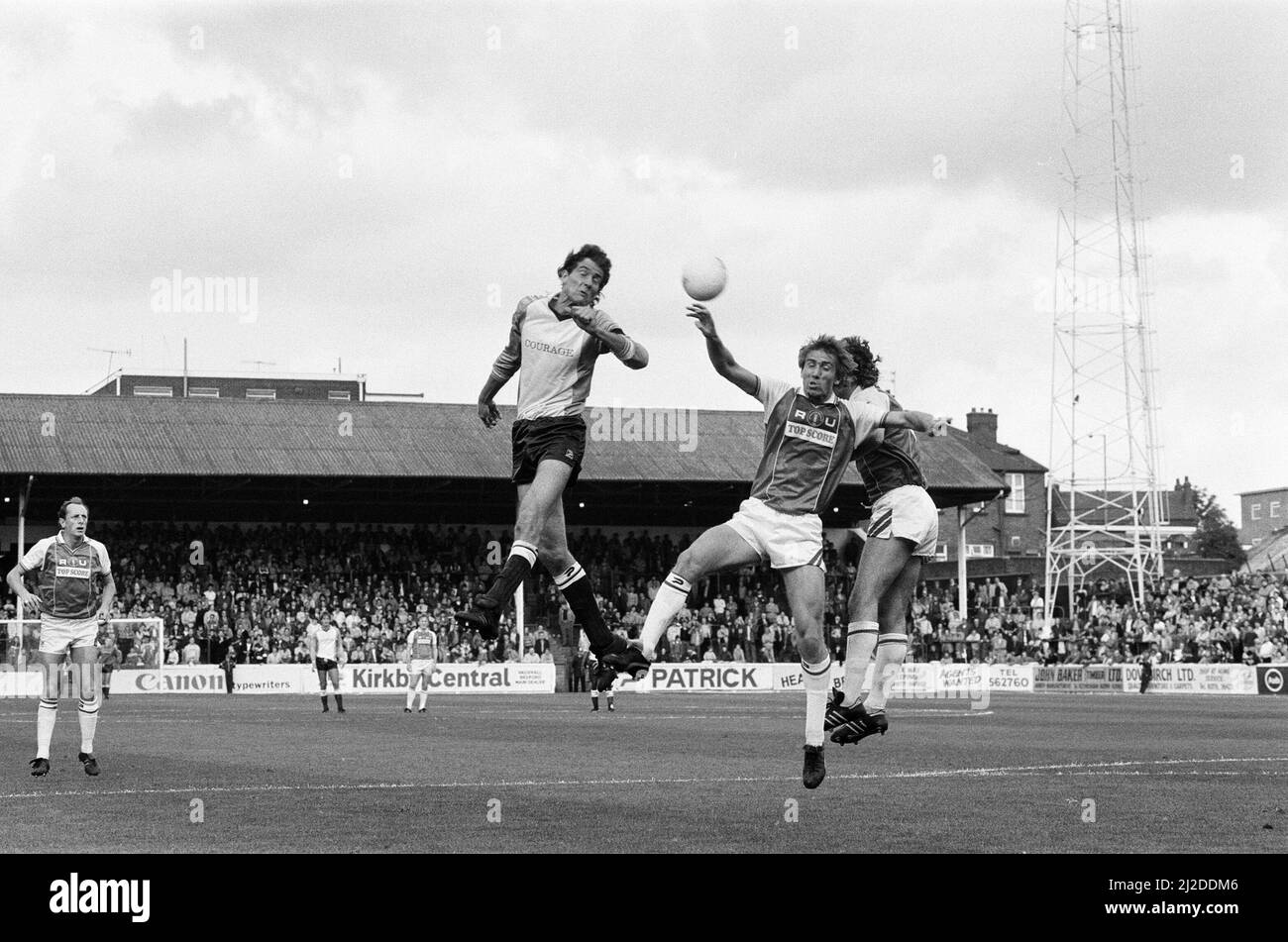 Rotherham 1-2 Reading, League Division drei Spiel in Millmoor, Samstag, 14.. September 1985. Stockfoto