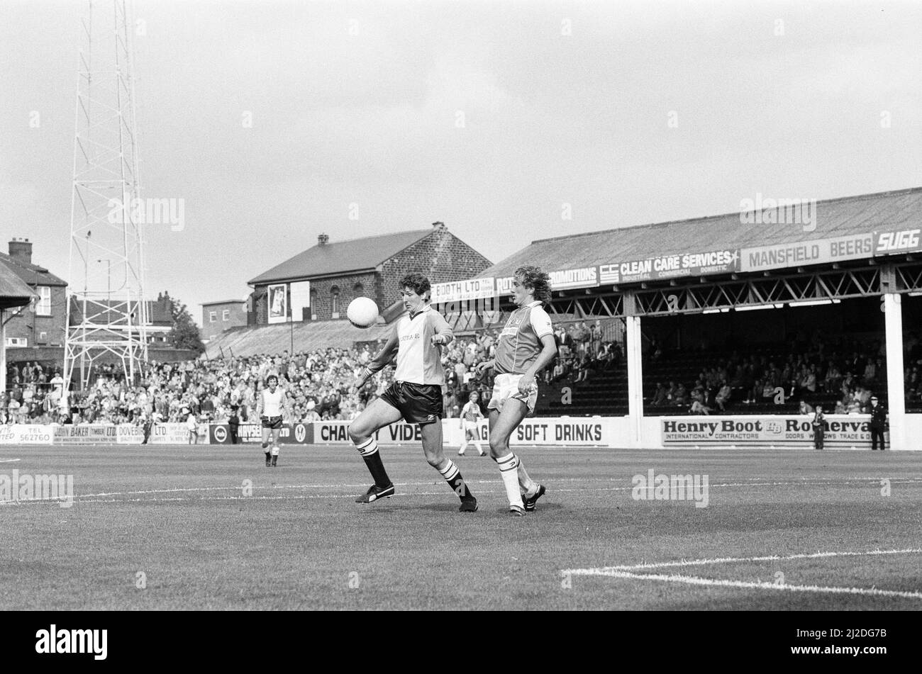 Rotherham 1-2 Reading, League Division drei Spiel in Millmoor, Samstag, 14.. September 1985. Stockfoto