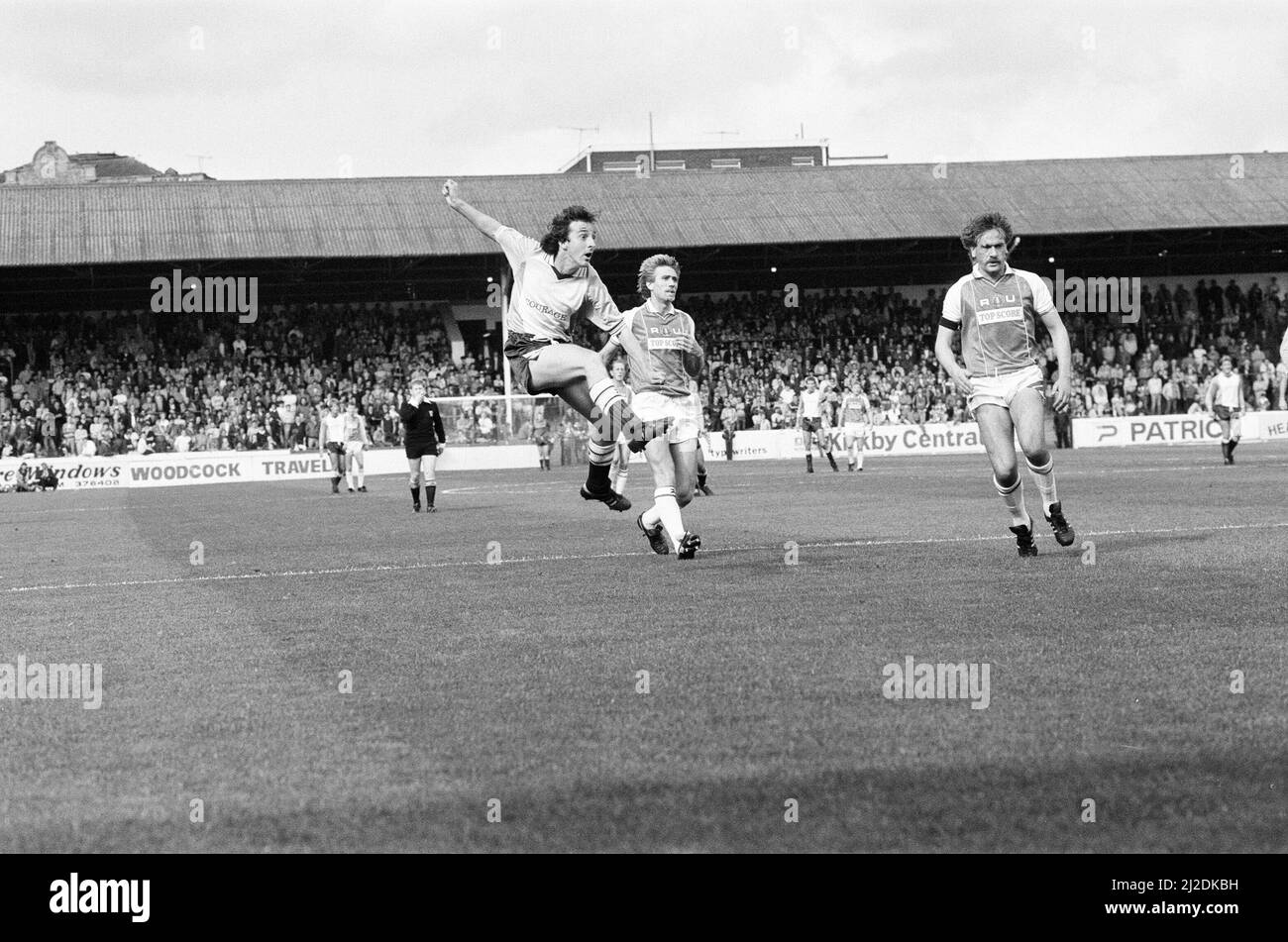Rotherham 1-2 Reading, League Division drei Spiel in Millmoor, Samstag, 14.. September 1985. Stockfoto