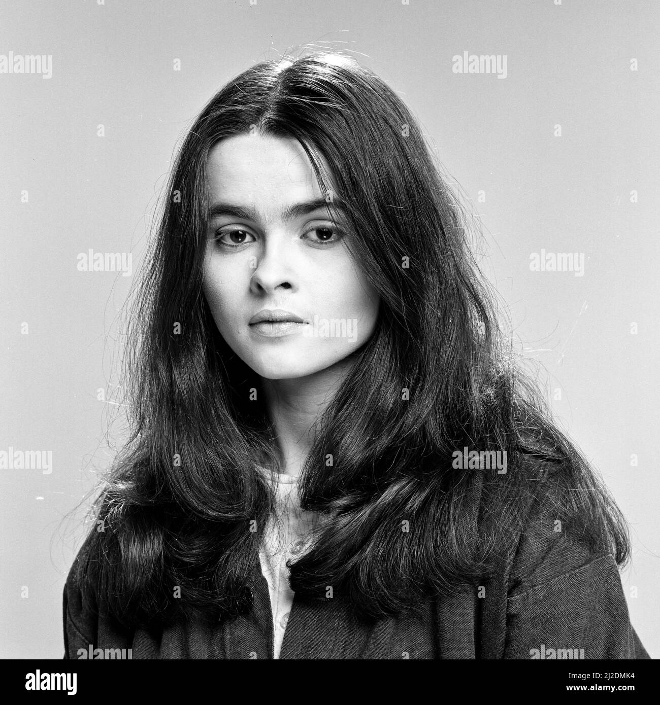 Schauspielerin Helena Bonham Carter. 11.. April 1986. Stockfoto