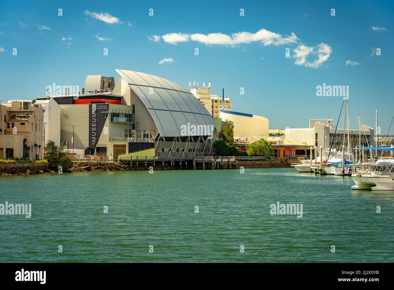 Townsville, Queensland, Australien - Museum des tropischen Queensland Gebäudes Stockfoto