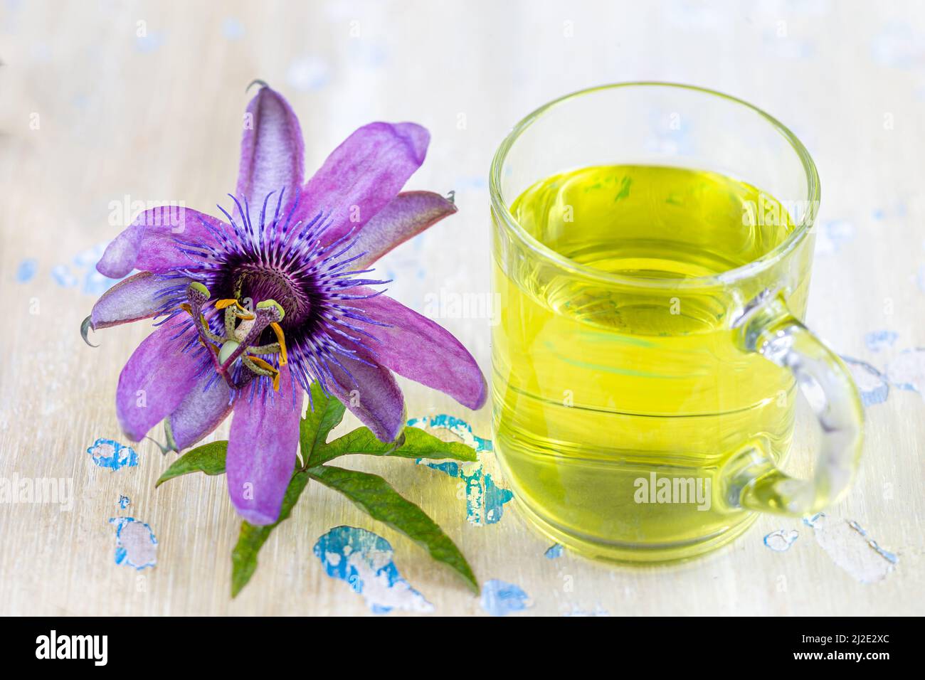 Passionsblume - medizinische Blume Stockfoto