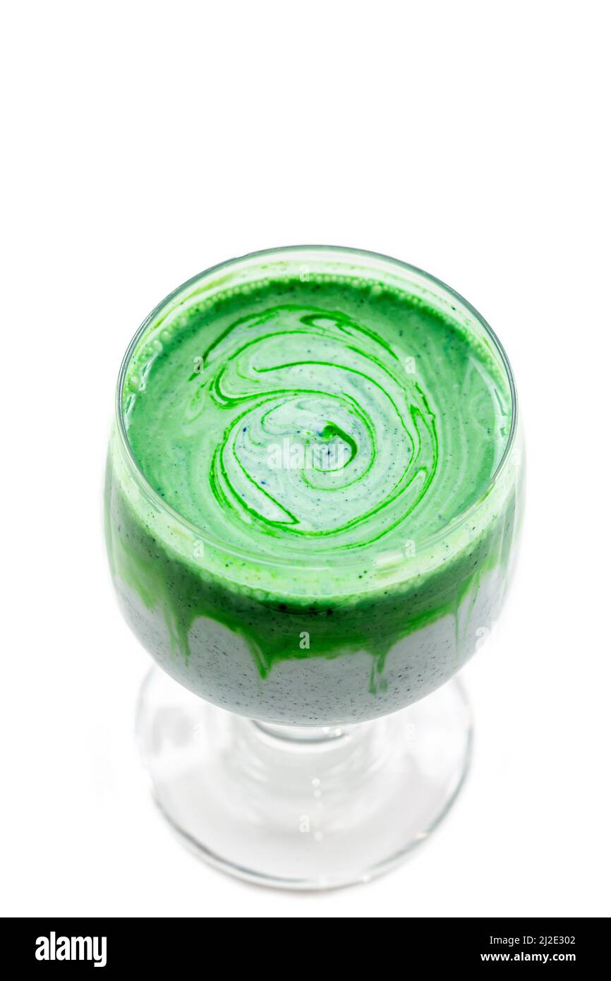 Spirulina Smoothie Stockfoto