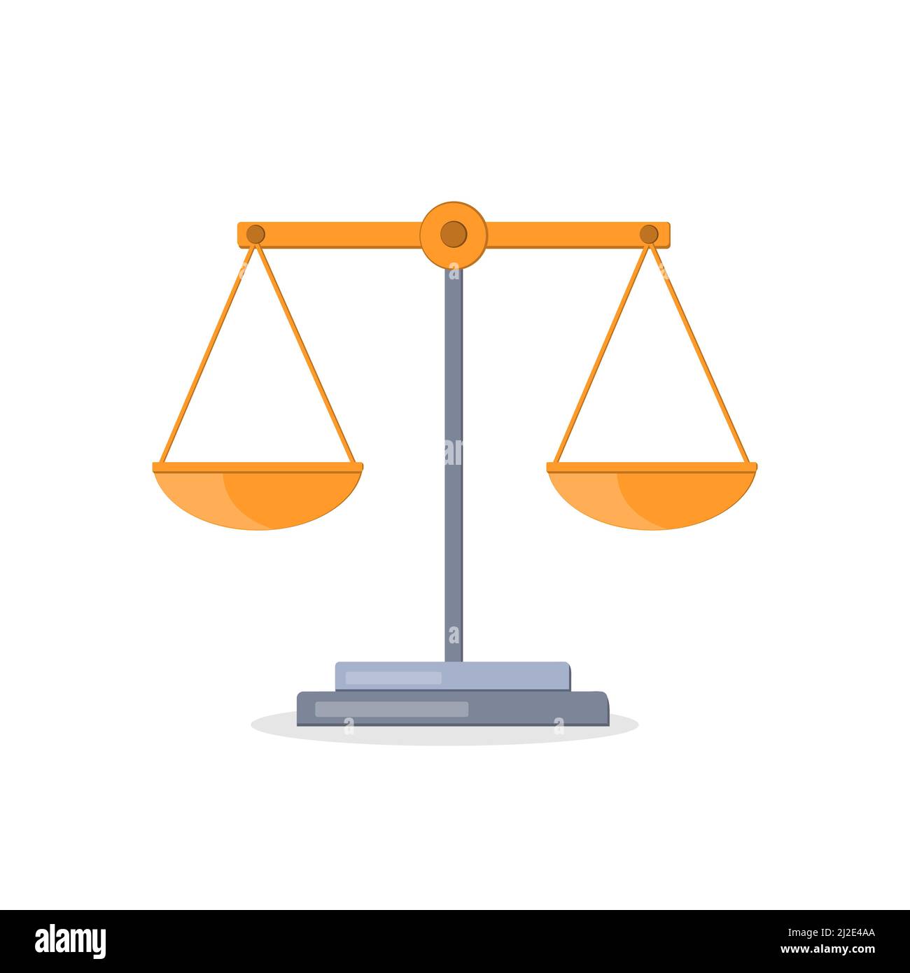 Laborskalen isolierte Vektordarstellung auf weißem Hintergrund Stock Vektor