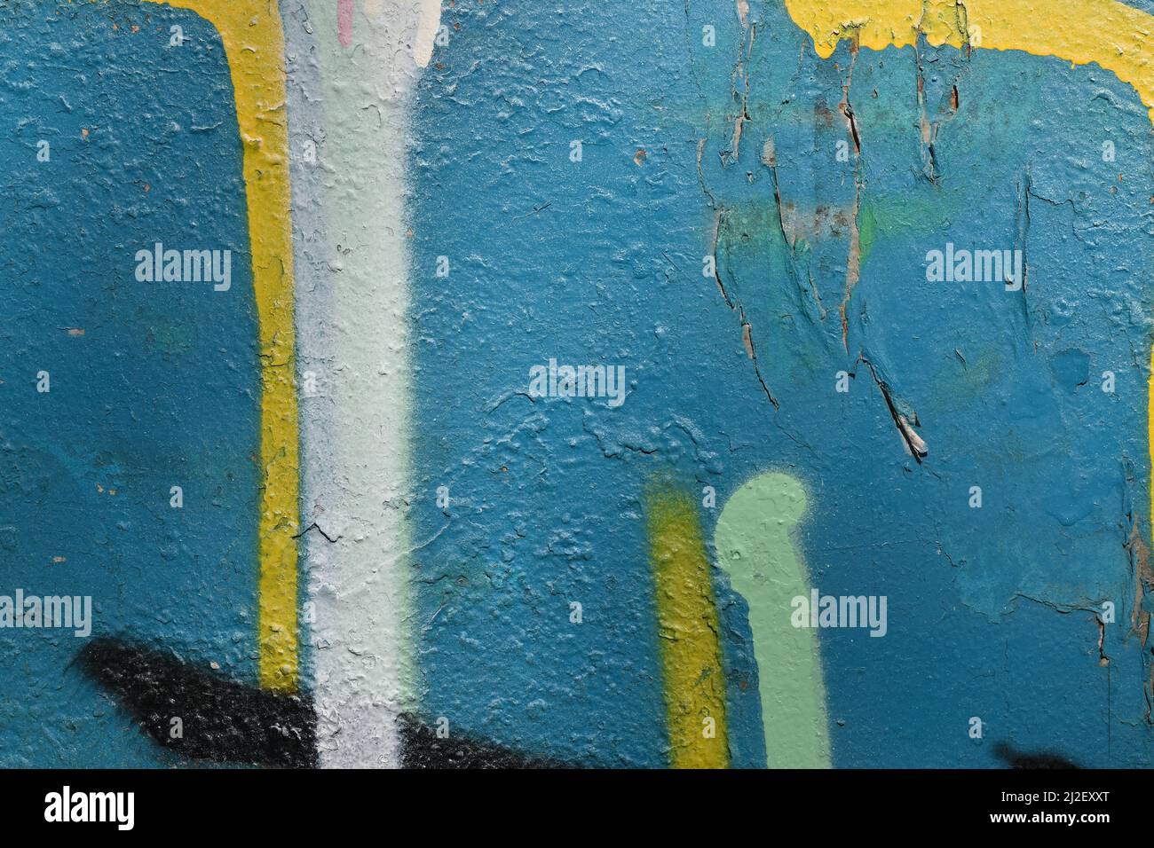 Hintergrund - Nahaufnahme von Graffiti-Details Stockfoto