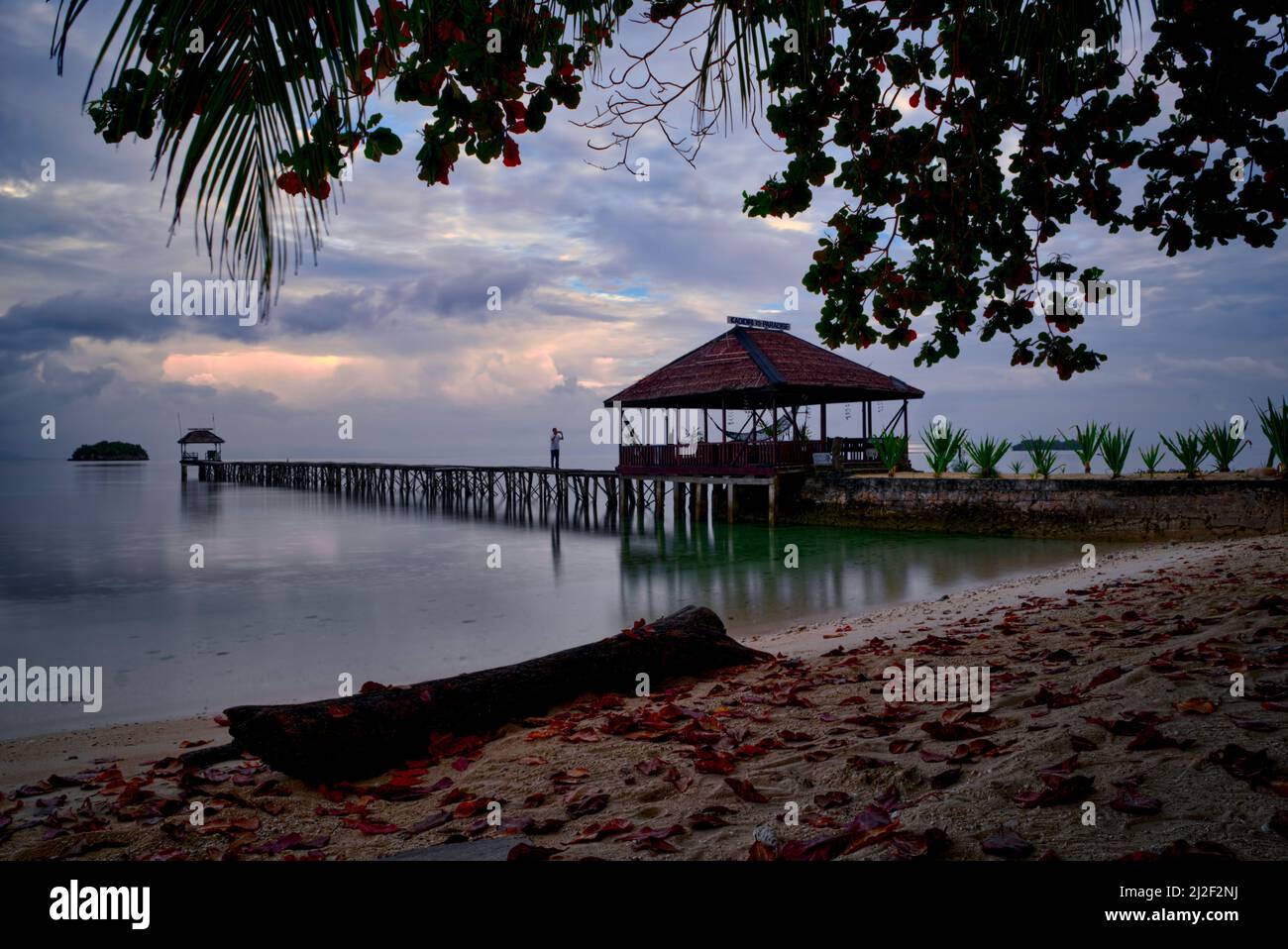 Das Kadidiri Paradise Resort and Dive Center liegt direkt an einem