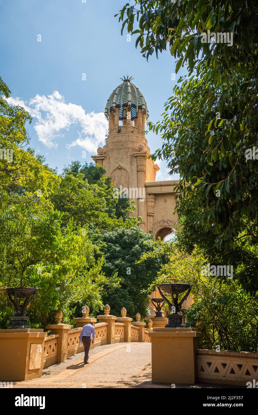 Der Palast. Verlorene Stadt. Sun City. SÜDAFRIKA, 14-03-2018 Stockfoto