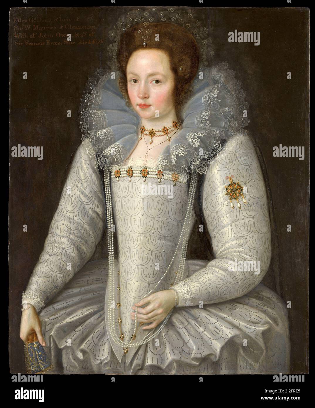 Ellen Maurice (1578-1626). Marcus Gheeraerts der Jüngere. 1597. Stockfoto