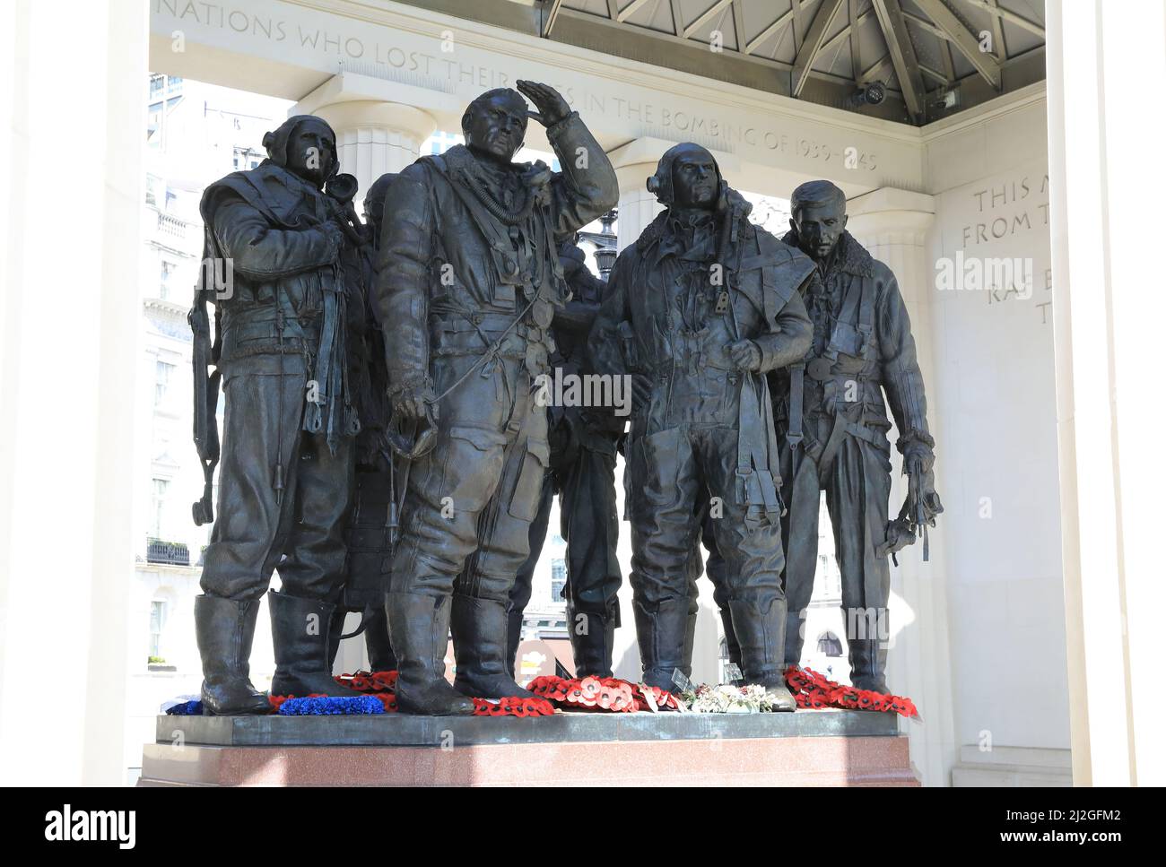 Das Royal Air Force Bomber Command Memorial im Green Park, London