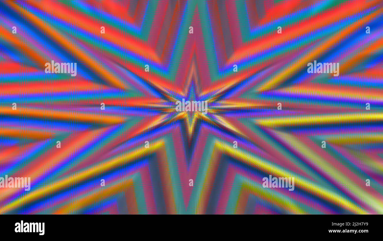 Eine abstrakte starburst Hintergrundbild. Stockfoto