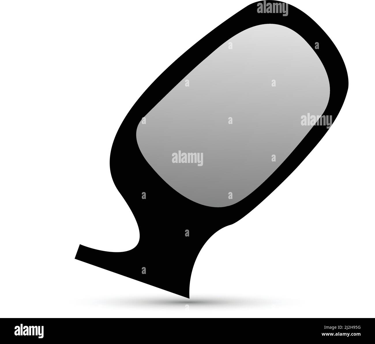 Spiegel auf der straße Stock-Vektorgrafiken kaufen - Alamy