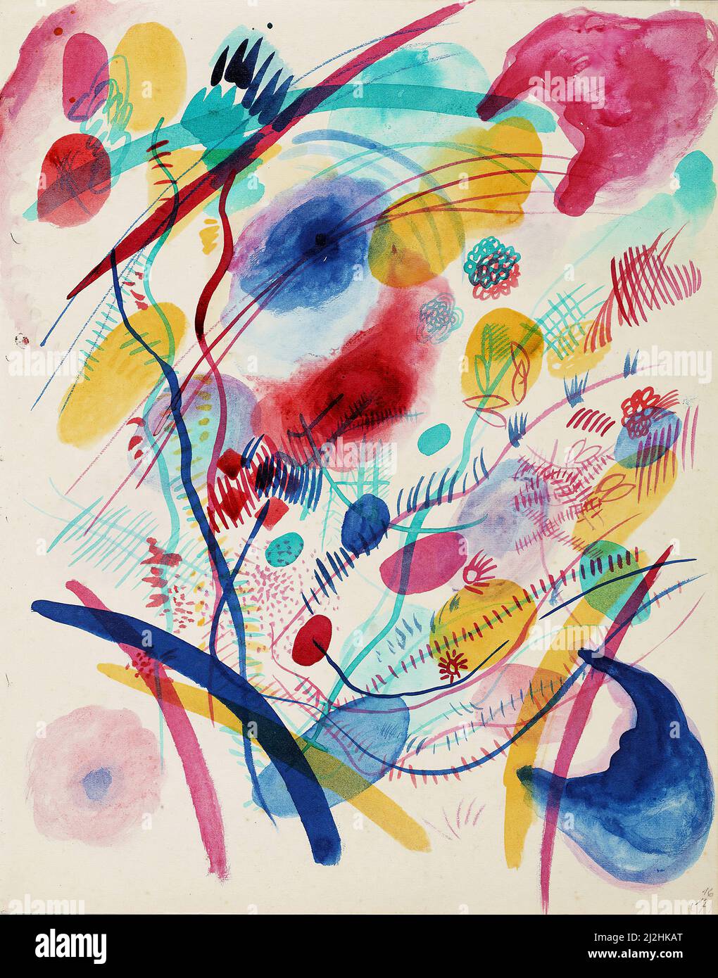 Giallobus Gemälde Von Kandinsky 'Schwere Felgen' | Acrylglas 100x100 Cm | Moderner Wandschmuck