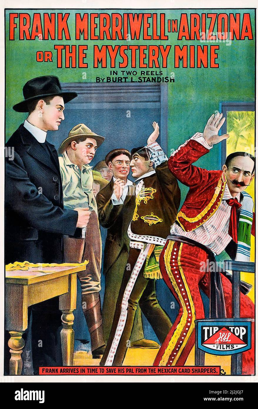 Frank Merriwell in Arizona oder das Mystery Mine Poster, um 1910 Stockfoto