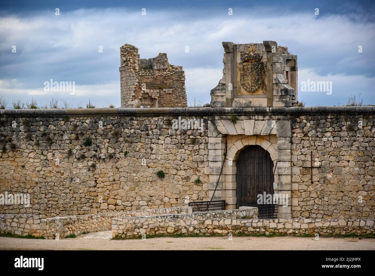Kastilien de Chinchón in der Comunidad de Madrid, Spanien. Stockfoto