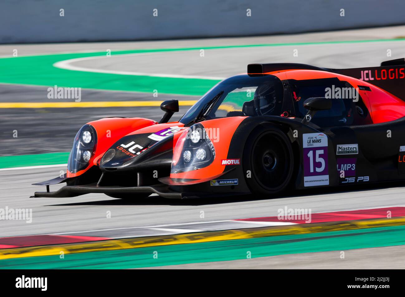 Katalonien, Spanien. 2.. April 2022 ; Circuit de Barcelona-Catalunya, Spanien; Espiritu de Montjuic: Stephan Joebstl (AT) fährt den Ligier JS P3 während des Espiritu de Montjuic auf dem Circuit of Catalunya Credit: Action Plus Sports Images/Alamy Live News Stockfoto