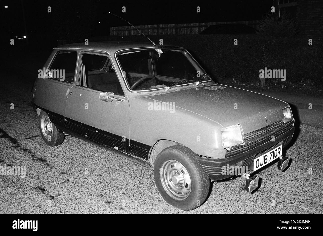 Szenen in Hungerford, Bekshire, nach einer Waffenbelagerung in der Stadt. Das Ereignis wurde als Hungerford-Massaker bekannt. 19.. August 1987. Stockfoto