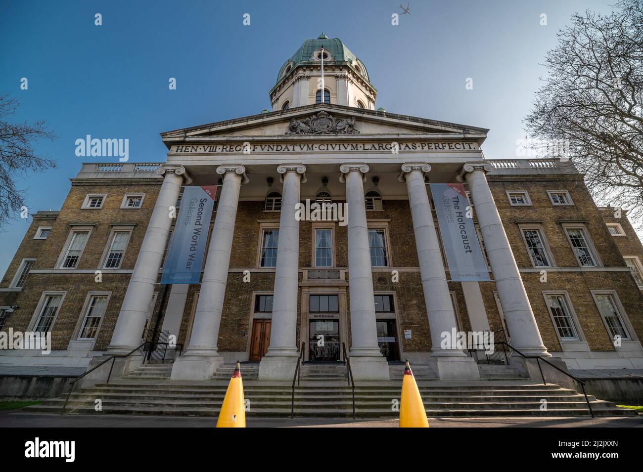 Vorderansicht des historischen Imperial war Museum in London, Großbritannien Stockfoto