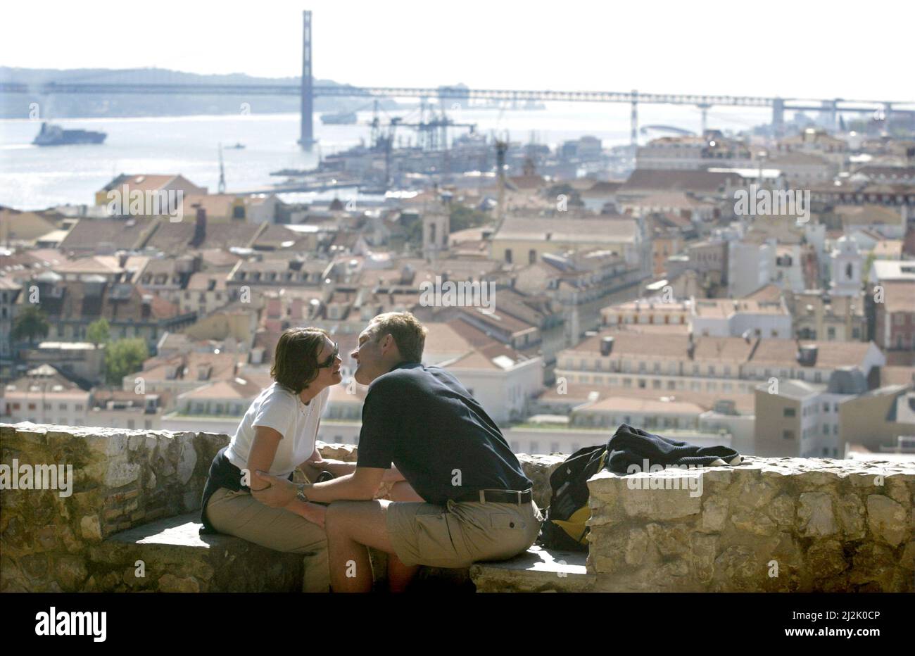 Alltag, Lissabon, Portugal. Stockfoto