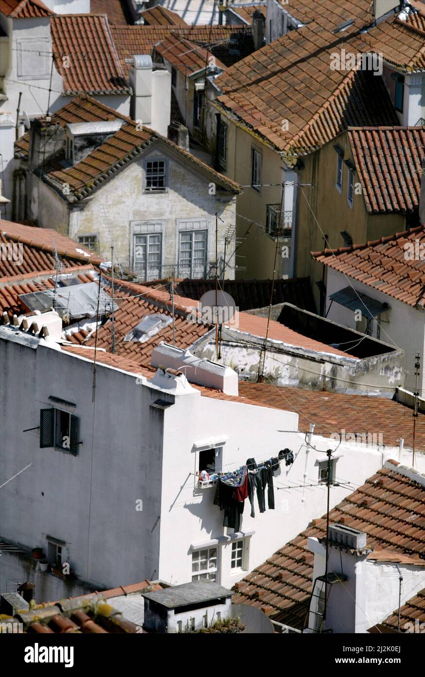 Alltag, Lissabon, Portugal. Stockfoto