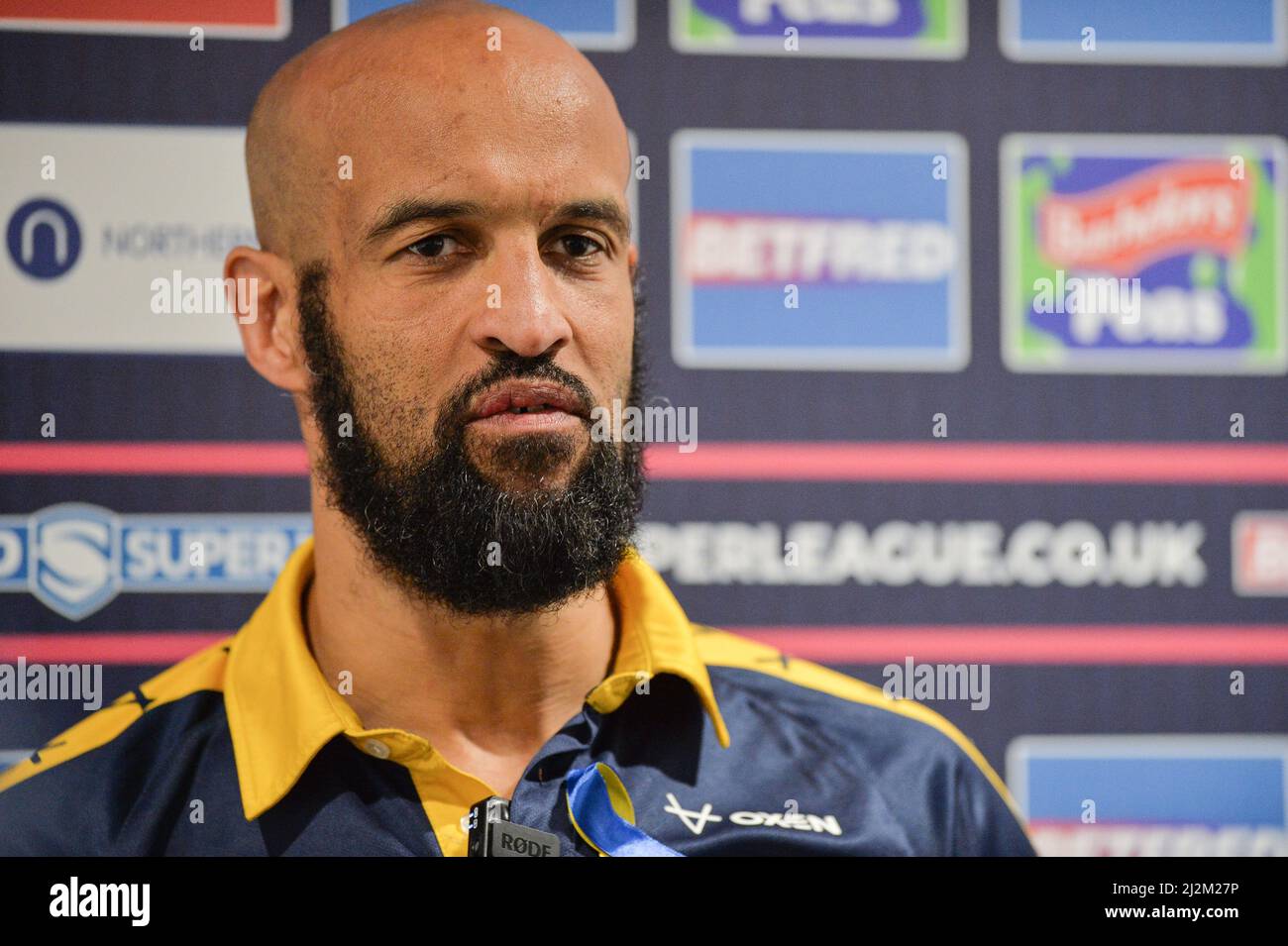 Leeds, England - 26.. März 2022 - Jamie Jones-Buchanan, Interim Head Coach von Leeds Rhinos. Rugby League Betfred Challenge Cup Leeds Rhinos vs Castleford Tigers im Headingley Stadium, Leeds, Großbritannien Dean Williams Stockfoto