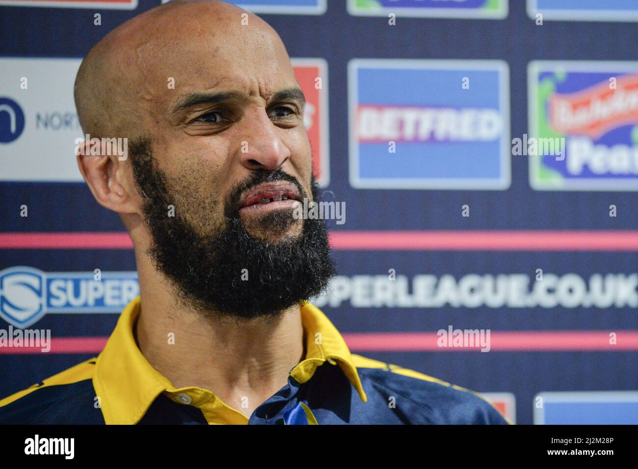 Leeds, England - 26.. März 2022 - Jamie Jones-Buchanan, Interim Head Coach von Leeds Rhinos. Rugby League Betfred Challenge Cup Leeds Rhinos vs Castleford Tigers im Headingley Stadium, Leeds, Großbritannien Dean Williams Stockfoto