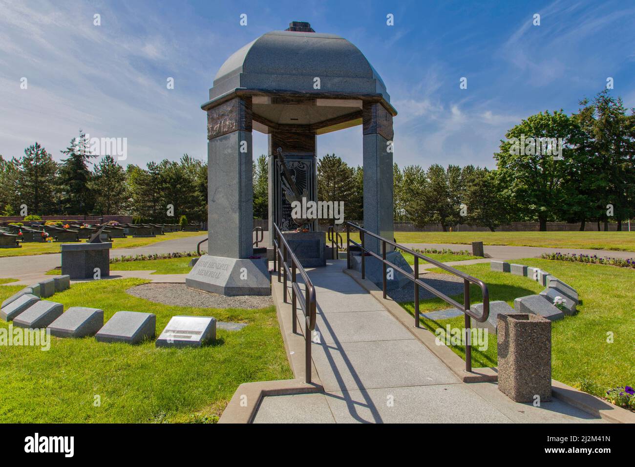 Jimi Hendrix Grabstätte und Denkmal Renton Washington Stockfoto