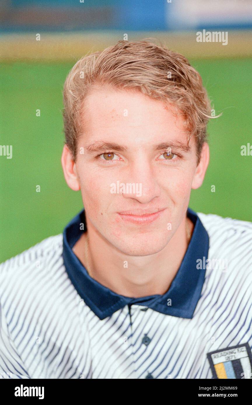 Lesung FC 1991/92, Pre-Season Fotocall im Elm Park, Dienstag, 6.. August 1991. Unser Bild Zeigt ... Brendan Rodgers, Verteidiger im Alter von 18 Jahren. Stockfoto